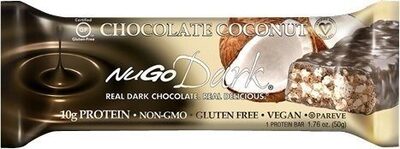 Dark Chocolate Coconut Protein Bar, Dark Chocolate Coconut