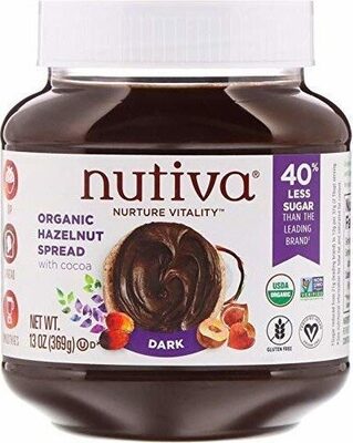 Nutiva, Nurture Vitality, Organic Hazelnut Spread With Cocoa