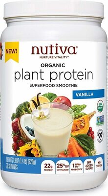 Vanilla Plant Protein Superfood Smoothie, Vanilla