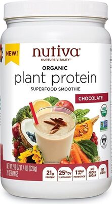 Chocolate Plant Protein Superfood Smoothie, Chocolate