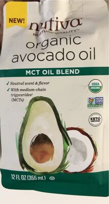 Mct Oil Blend Organic Avocado Oil, Mct Oil Blend