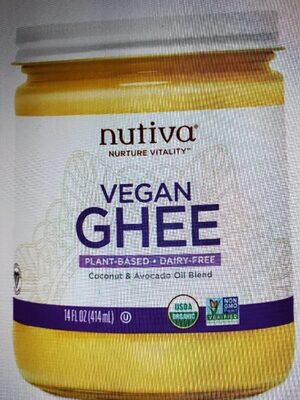 Coconut & Avocado Oil Blend Vegan Ghee, Coconut & Avocado Oil Blend