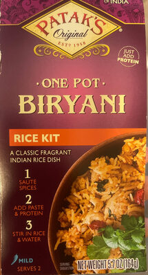 Mild One Pot Biryani Rice Kit, Mild