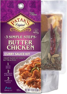 Mild Butter Chicken Curry Sauce Kit, Butter Chicken