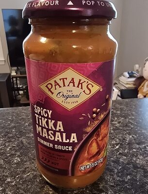 Tikka Masala Spicy Curry Simmer Sauce, Tikka Masala Spicy Curry