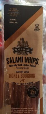 Honey Bourbon Semi-Dry Cured Naturally Wood-Smoked Salami, Honey Bourbon
