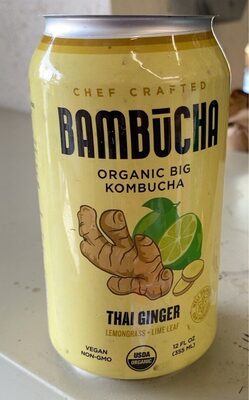 Thai Ginger Ginger + Lemongrass + Kaffir Lime Kombucha, Thai Ginger Ginger + Lemongrass + Kaffir Lime