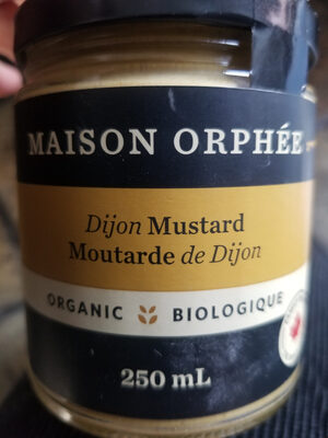 Maison Orphee, Organic Raw Dijon Mustard Salad Dressing
