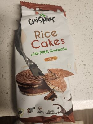 Rice Cakes With Milk Chocolate, Milk Chocolate