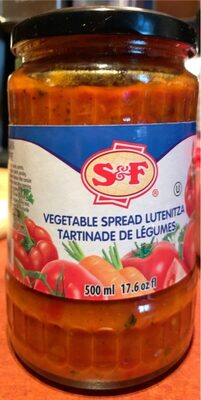 Vegetable Spread Lutenitza, Vegetable