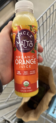 Pulp Free Organic Orange Juice