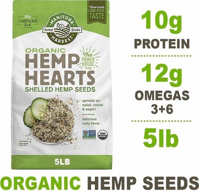 Organic Shelled Hemp Hearts Seeds