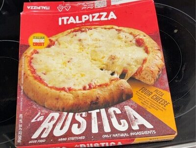 Four Cheese Mozzarella, Emmenthaler Pdo, Provolone And Aged Chesse Pizza, Four Cheese