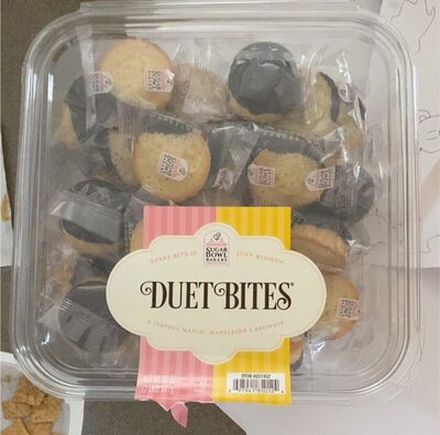 Madeleine & Brownie Duet Bites, Madeleine & Brownie