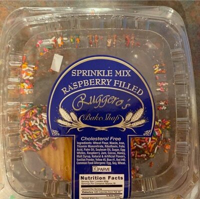 Sprinkle Mix Raspberry Filled Cookies, Raspberry