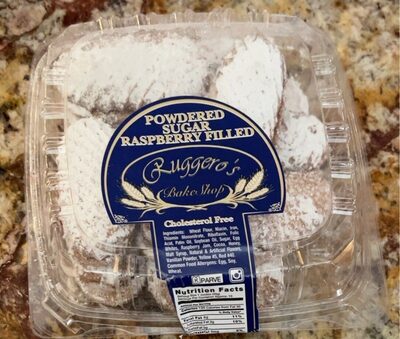 Powdered Sugar Raspberry Filled Cookies, Raspberry
