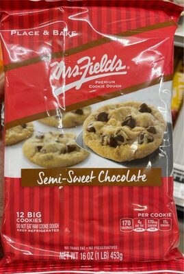 Semi-Sweet Chocolate Premium Cookie Dough, Semi-Sweet Chocolate
