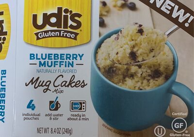 Blueberry Muffin Flavored Mug Cakes Mix, Blueberry Muffin