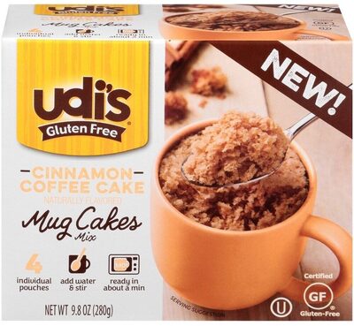 Cinnamon Coffee Cake Flavored Mug Cakes Mix, Cinnamon Coffee Cake