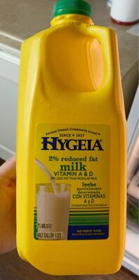 2% Reduced Fat Milk
