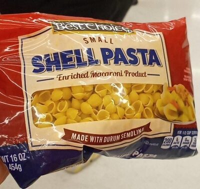 Enriched Macaroni Product, Small Shell Pasta