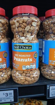 Dry Roasted Peanuts With Sea Salt, Dry Roasted With Sea Salt