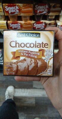Instant Pudding & Pie Filling, Chocolate
