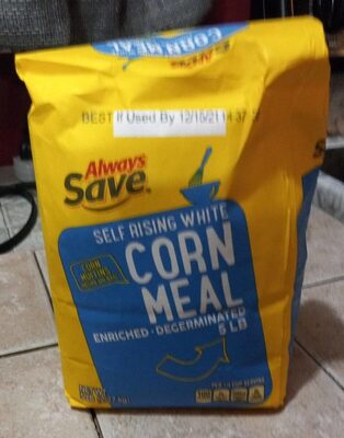 White Enriched Self Rising Corn Meal, White