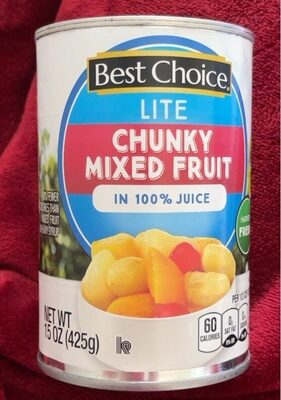 Chunky Mixed Fruit In 100% Juice, 100% Juice