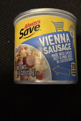 ALWAYS SAVE Vienna Sausage, 4.600 OZ