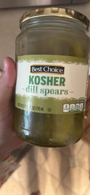 Kosher Dill Spears, Kosher Dill