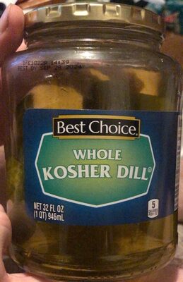 Kosher Dill Whole Pickles, Kosher Dill