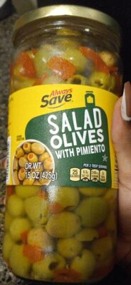 Salad Olives With Pimiento, Pimiento