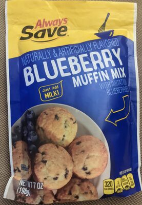 Blueberry Flavored Muffin Mix, Blueberry