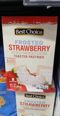 Frosted Strawberry Toaster Pastries, Frosted Strawberry
