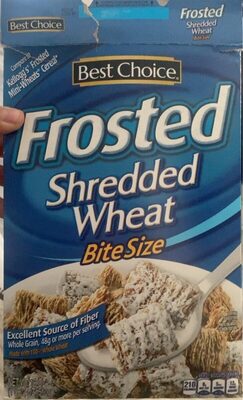 Frosted Shredded Wheat Bite Size Cereal, Frosted Shredded Wheat