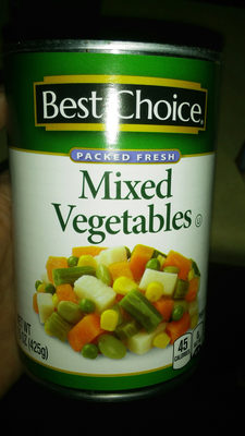 Mixed Vegetables Carrots, Potatoes, Peas, Corn, Green Beans, Celery & Lima Beans, Mixed Vegetables