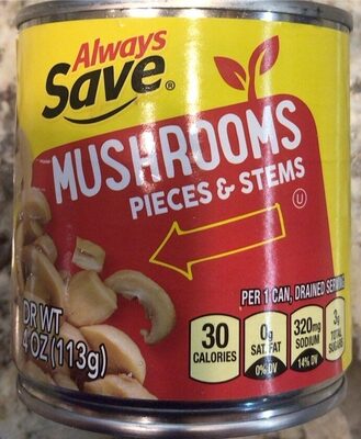 Pieces & Stems Mushrooms