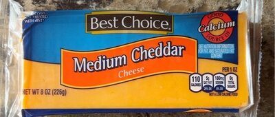 Medium Cheddar Cheese, Medium Cheddar