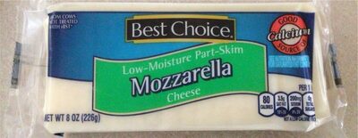 Mozzarella Low-Moisture Part-Skim Cheese, Mozzarella