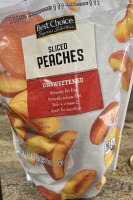 Unsweetened Sliced Peaches, Unsweetened