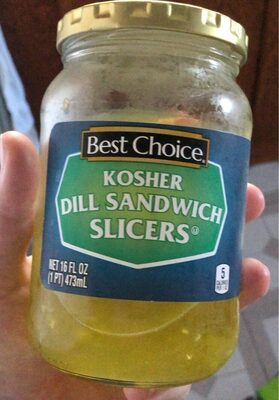 Kosher Dill Sandwich Slicers, Kosher Dill
