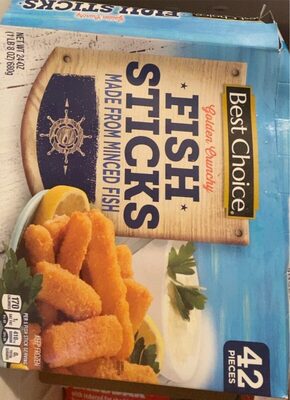Golden Crunchy Fish Sticks, Golden Crunchy