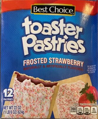 Frosted Strawberry Toaster Pastries, Frosted Strawberry