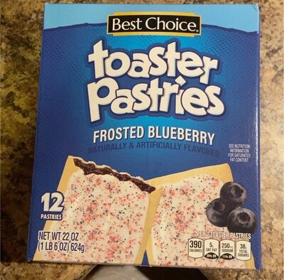 Frosted Blueberry Flavored Toaster Pastries, Frosted Blueberry