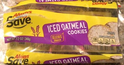 Iced Oatmeal Cookies, Iced Oatmeal