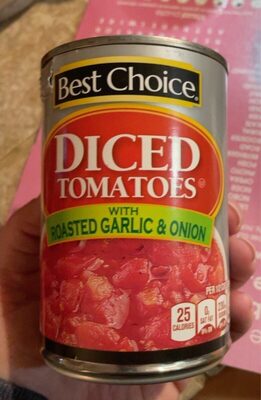 Diced Tomatoes With Roasted Garlic & Onion, Roasted Garlic & Onion