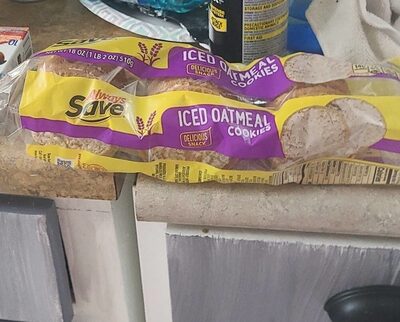 Iced Oatmeal Cookies, Iced Oatmeal