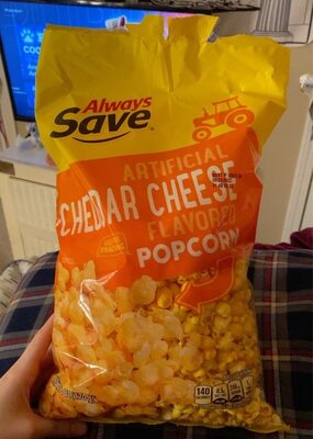 Cheddar Cheese Flavored Popcorn, Cheddar Cheese