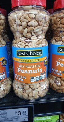 Lightly Salted Dry Roasted Peanuts, Lightly Salted